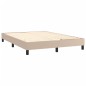 vidaXL Boxspringbett Matratze Cappuccino-Braun 140x190cm Kunstleder vidaXL Boxspringbett Matratze Cappuccino-Braun 140x190cm Kunstleder