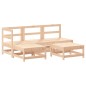 vidaXL 5-tlg. Garten-Lounge-Set Massivholz Kiefer vidaXL 5-tlg. Garten-Lounge-Set Massivholz Kiefer