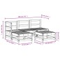 vidaXL 5-tlg. Garten-Lounge-Set Massivholz Kiefer vidaXL 5-tlg. Garten-Lounge-Set Massivholz Kiefer