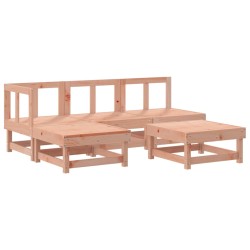vidaXL 5-tlg. Garten-Lounge-Set Massivholz Douglasie