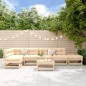 vidaXL 7-tlg. Garten-Lounge-Set Massivholz Kiefer vidaXL 7-tlg. Garten-Lounge-Set Massivholz Kiefer