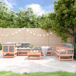 vidaXL 8-tlg. Garten-Lounge-Set Massivholz Douglasie