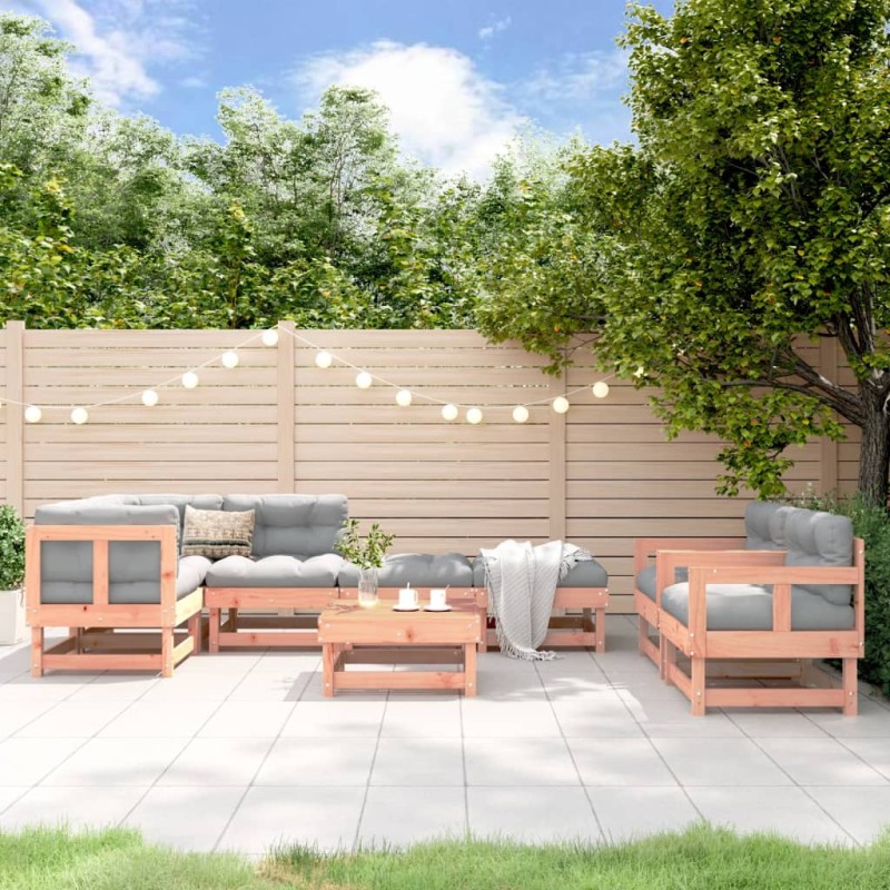 vidaXL 8-tlg. Garten-Lounge-Set Massivholz Douglasie vidaXL 8-tlg. Garten-Lounge-Set Massivholz Douglasie