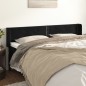 vidaXL Kopfteil mit Ohren Schwarz 163x16x78/88 cm Samt vidaXL Kopfteil mit Ohren Schwarz 163x16x78/88 cm Samt