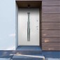 vidaXL Haustür Aluminium Weiß 110x207,5 cm vidaXL Haustür Aluminium Weiß 110x207,5 cm