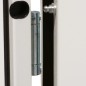 vidaXL Haustür Aluminium Weiß 110x207,5 cm vidaXL Haustür Aluminium Weiß 110x207,5 cm