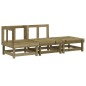 vidaXL 3-tlg. Garten-Lounge-Set Kiefernholz Imprägniert vidaXL 3-tlg. Garten-Lounge-Set Kiefernholz Imprägniert