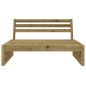 vidaXL Garten-Mittelsofa 120x80 cm Kiefernholz Imprägniert vidaXL Garten-Mittelsofa 120x80 cm Kiefernholz Imprägniert