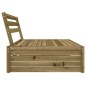 vidaXL Garten-Mittelsofa 120x80 cm Kiefernholz Imprägniert vidaXL Garten-Mittelsofa 120x80 cm Kiefernholz Imprägniert