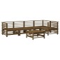 vidaXL 6-tlg. Garten-Lounge-Set Honigbraun Massivholz Kiefer vidaXL 6-tlg. Garten-Lounge-Set Honigbraun Massivholz Kiefer
