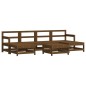 vidaXL 7-tlg. Garten-Lounge-Set Honigbraun Massivholz Kiefer vidaXL 7-tlg. Garten-Lounge-Set Honigbraun Massivholz Kiefer