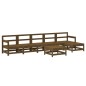 vidaXL 7-tlg. Garten-Lounge-Set Honigbraun Massivholz Kiefer vidaXL 7-tlg. Garten-Lounge-Set Honigbraun Massivholz Kiefer