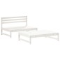 vidaXL 2-tlg. Garten-Lounge-Set Weiß Massivholz Kiefer vidaXL 2-tlg. Garten-Lounge-Set Weiß Massivholz Kiefer