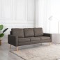 vidaXL 3-Sitzer-Sofa Taupe Stoff vidaXL 3-Sitzer-Sofa Taupe Stoff