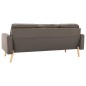 vidaXL 3-Sitzer-Sofa Taupe Stoff vidaXL 3-Sitzer-Sofa Taupe Stoff