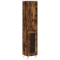Highboard Räuchereiche 34,5x34x180 cm Holzwerkstoff Highboard Räuchereiche 34,5x34x180 cm Holzwerkstoff