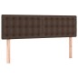 vidaXL Boxspringbett mit Matratze & LED Braun 140x190 cm Kunstleder vidaXL Boxspringbett mit Matratze & LED Braun 140x190 cm Kunstleder