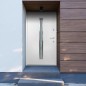 Haustür Aluminium Weiß 90x200 cm Haustür Aluminium Weiß 90x200 cm
