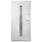Haustür Aluminium Weiß 90x200 cm Haustür Aluminium Weiß 90x200 cm