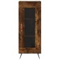 Highboard Räuchereiche 34,5x34x180 cm Holzwerkstoff Highboard Räuchereiche 34,5x34x180 cm Holzwerkstoff