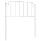 vidaXL Kopfteil Metall Weiß 90 cm vidaXL Kopfteil Metall Weiß 90 cm