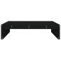 vidaXL Gartenhocker Schwarz 120x80 cm Massivholz Kiefer vidaXL Gartenhocker Schwarz 120x80 cm Massivholz Kiefer