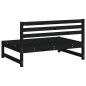 vidaXL Garten-Mittelsofas 2 Stk. Schwarz 120x80 cm Massivholz Kiefer vidaXL Garten-Mittelsofas 2 Stk. Schwarz 120x80 cm Massivholz Kiefer