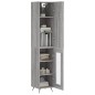 Highboard Grau Sonoma 34,5x34x180 cm Holzwerkstoff Highboard Grau Sonoma 34,5x34x180 cm Holzwerkstoff