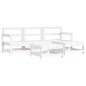 vidaXL 5-tlg. Garten-Lounge-Set Weiß Massivholz Kiefer vidaXL 5-tlg. Garten-Lounge-Set Weiß Massivholz Kiefer