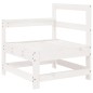 vidaXL 5-tlg. Garten-Lounge-Set Weiß Massivholz Kiefer vidaXL 5-tlg. Garten-Lounge-Set Weiß Massivholz Kiefer