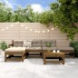 vidaXL 6-tlg. Garten-Lounge-Set Honigbraun Massivholz Kiefer vidaXL 6-tlg. Garten-Lounge-Set Honigbraun Massivholz Kiefer
