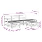 vidaXL 6-tlg. Garten-Lounge-Set Honigbraun Massivholz Kiefer vidaXL 6-tlg. Garten-Lounge-Set Honigbraun Massivholz Kiefer
