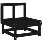 vidaXL 8-tlg. Garten-Lounge-Set Schwarz Massivholz Kiefer vidaXL 8-tlg. Garten-Lounge-Set Schwarz Massivholz Kiefer