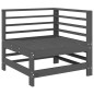 vidaXL 7-tlg. Garten-Lounge-Set Grau Massivholz Kiefer vidaXL 7-tlg. Garten-Lounge-Set Grau Massivholz Kiefer