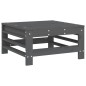 vidaXL 7-tlg. Garten-Lounge-Set Grau Massivholz Kiefer vidaXL 7-tlg. Garten-Lounge-Set Grau Massivholz Kiefer
