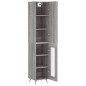 Highboard Grau Sonoma 34,5x34x180 cm Holzwerkstoff Highboard Grau Sonoma 34,5x34x180 cm Holzwerkstoff