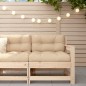 vidaXL Garten-Ecksofa Massivholz Kiefer vidaXL Garten-Ecksofa Massivholz Kiefer