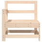 vidaXL Garten-Ecksofa Massivholz Kiefer vidaXL Garten-Ecksofa Massivholz Kiefer