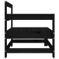 vidaXL Garten-Ecksofa Schwarz Massivholz Kiefer vidaXL Garten-Ecksofa Schwarz Massivholz Kiefer