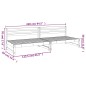 vidaXL Garten-Mittelsofas 2 Stk. 120x80 cm Massivholz Kiefer vidaXL Garten-Mittelsofas 2 Stk. 120x80 cm Massivholz Kiefer