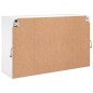 vidaXL TV-Wandschrank mit LED-Leuchten Weiß 98,5x30x60,5 cm vidaXL TV-Wandschrank mit LED-Leuchten Weiß 98,5x30x60,5 cm