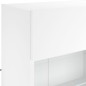 vidaXL TV-Wandschrank mit LED-Leuchten Weiß 98,5x30x60,5 cm vidaXL TV-Wandschrank mit LED-Leuchten Weiß 98,5x30x60,5 cm