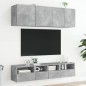 vidaXL TV-Wandschränke 2 Stk. Betongrau 40x30x30 cm Holzwerkstoff vidaXL TV-Wandschränke 2 Stk. Betongrau 40x30x30 cm Holzwerkstoff