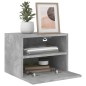 vidaXL TV-Wandschränke 2 Stk. Betongrau 40x30x30 cm Holzwerkstoff vidaXL TV-Wandschränke 2 Stk. Betongrau 40x30x30 cm Holzwerkstoff
