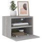vidaXL TV-Wandschränke 2 Stk. Grau Sonoma 40x30x30 cm Holzwerkstoff vidaXL TV-Wandschränke 2 Stk. Grau Sonoma 40x30x30 cm Holzwerkstoff