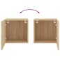 vidaXL TV-Wandschrank Sonoma-Eiche 40,5x30x40 cm Holzwerkstoff vidaXL TV-Wandschrank Sonoma-Eiche 40,5x30x40 cm Holzwerkstoff