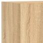 vidaXL 5-tlg. Wohnwand mit LED-Beleuchtung Sonoma-Eiche Holzwerkstoff vidaXL 5-tlg. Wohnwand mit LED-Beleuchtung Sonoma-Eiche Holzwerkstoff