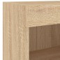 vidaXL 5-tlg. Wohnwand mit LED-Beleuchtung Sonoma-Eiche Holzwerkstoff vidaXL 5-tlg. Wohnwand mit LED-Beleuchtung Sonoma-Eiche Holzwerkstoff