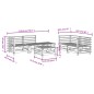 vidaXL 6-tlg. Garten-Lounge-Set Schwarz Massivholz Kiefer vidaXL 6-tlg. Garten-Lounge-Set Schwarz Massivholz Kiefer