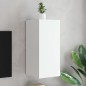 vidaXL TV-Wandschrank mit LED-Leuchten Weiß 30,5x35x70 cm vidaXL TV-Wandschrank mit LED-Leuchten Weiß 30,5x35x70 cm